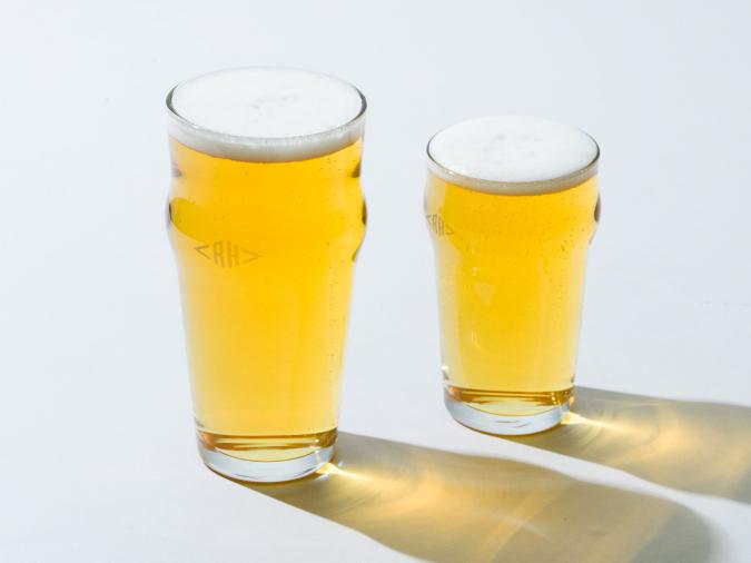 libbey for Ron Herman RH Logo English Pub Glass New Release